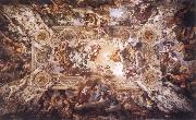 Pietro da Cortona Allegory of Divine Providence and Barberini Power oil on canvas